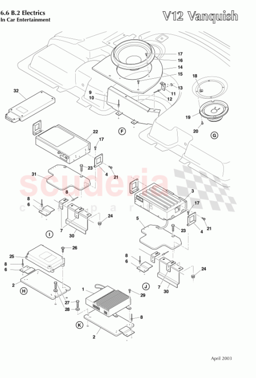 Part Diagram for Aston Martin 5R1319081AA