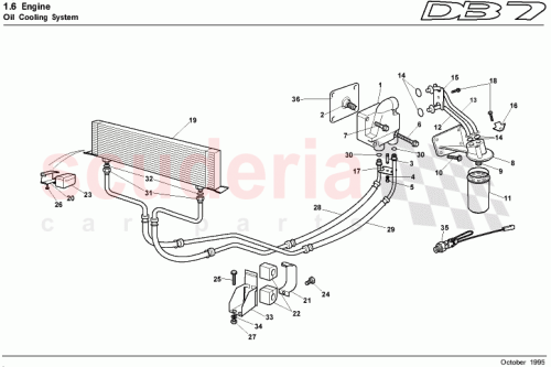 Part Diagram for Aston Martin 44-83495