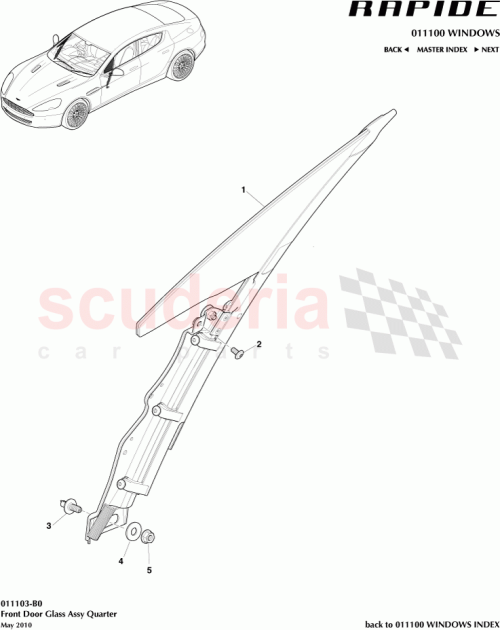 Part Diagram for Aston Martin AD43-C262A37-AM