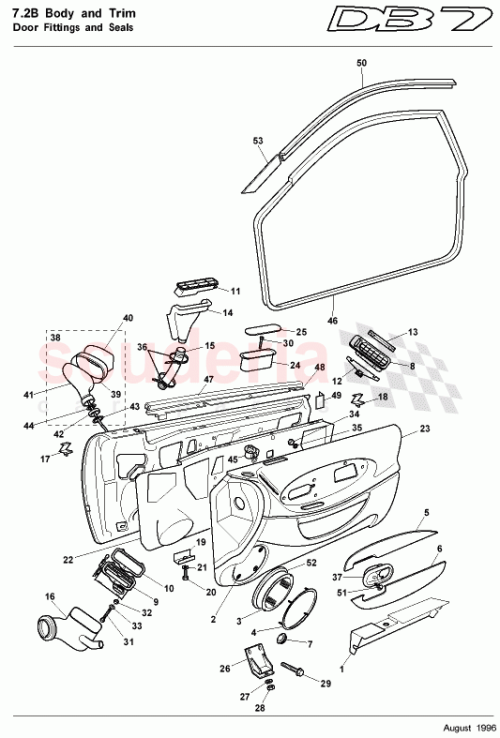 Part Diagram for Aston Martin 8382321