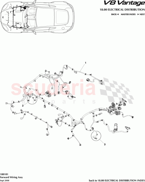 Part Diagram for Aston Martin 6G33-14290-AF