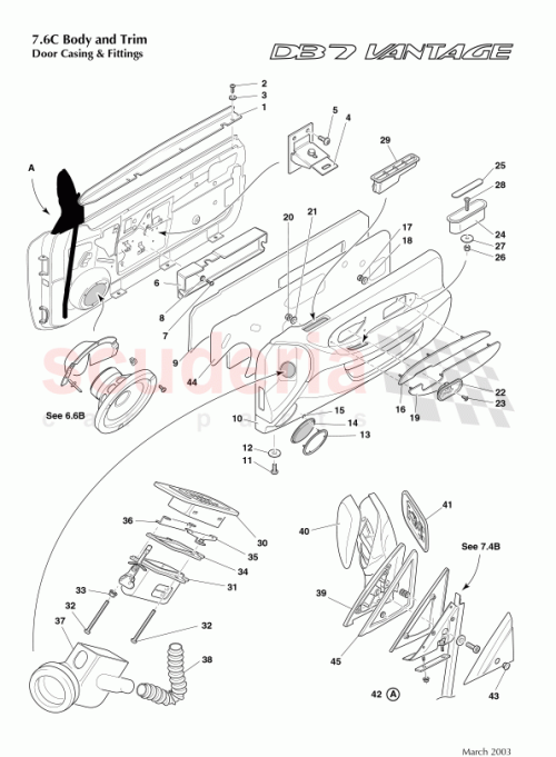 Part Diagram for Aston Martin 37-85514