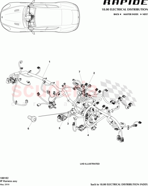 Part Diagram for Aston Martin CD43-14401-CC