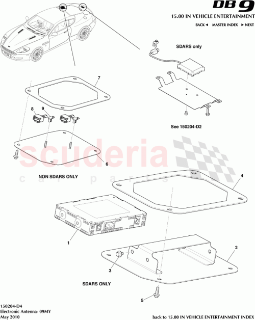 Part Diagram for Aston Martin 8D3318K876AB