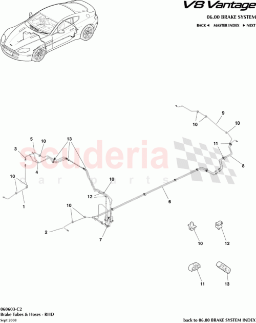 Part Diagram for Aston Martin BG332M020BB