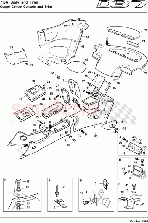Part Diagram for Aston Martin 83-111425-AAW
