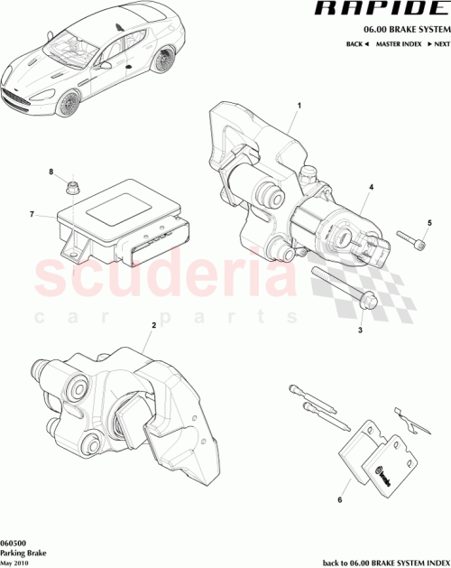 Part Diagram for Aston Martin AD43-2K328-BA