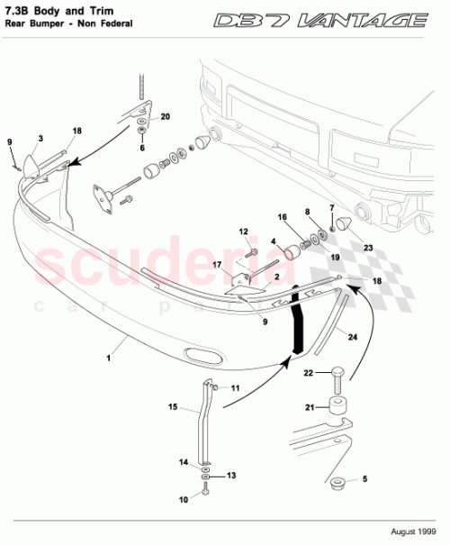 Part Diagram for Aston Martin 72-82573