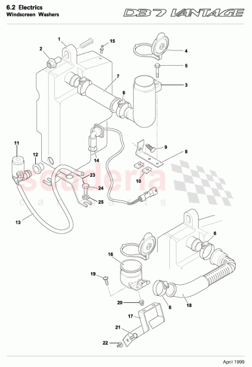 Part Diagram for Aston Martin 697313