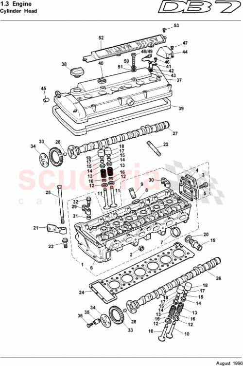 Part Diagram for Aston Martin 06-83001