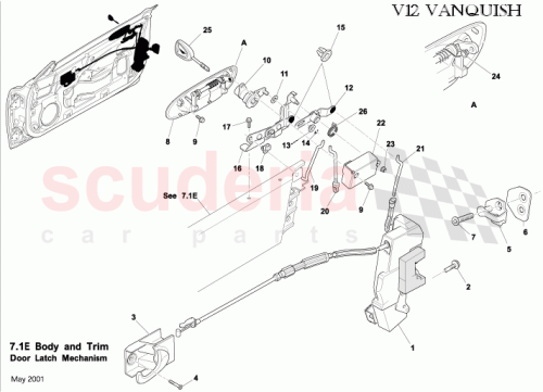 Part Diagram for Aston Martin 1R12-652444-AB