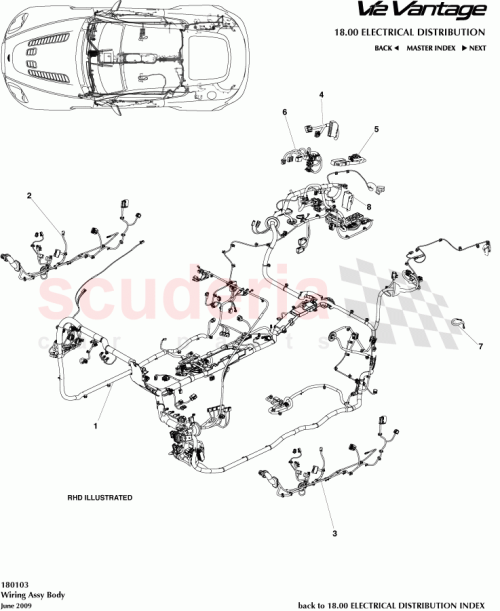 Part Diagram for Aston Martin 9G33-14630-AA