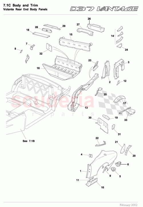 Part Diagram for Aston Martin 60-140625-AA