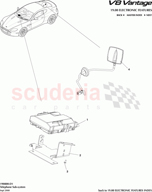 Part Diagram for Aston Martin 6G33-9137-EA