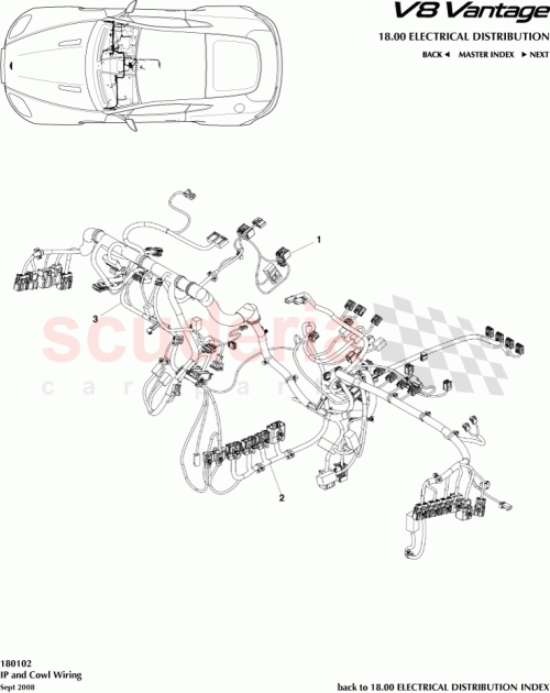 Part Diagram for Aston Martin 7G33-14B079-GB