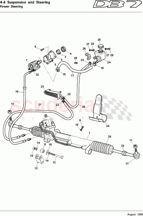 Part Diagram for Aston Martin 24-81043
