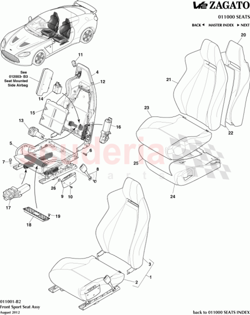 Part Diagram for Aston Martin AG43-4D9513-AA