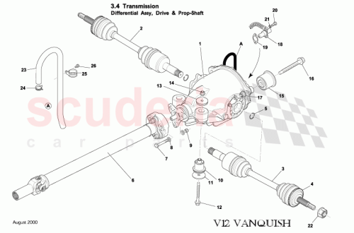 Part Diagram for Aston Martin 1R122710269