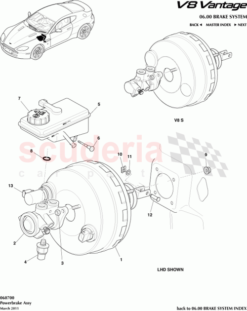 Part Diagram for Aston Martin 7G33-2005-AA