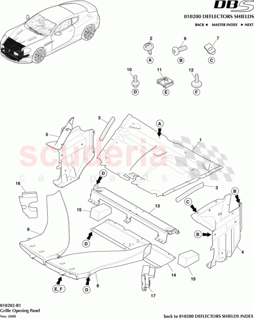 Part Diagram for Aston Martin CG43-403D62-AA