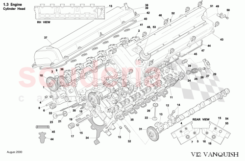 Part Diagram for Aston Martin 5R136510AC