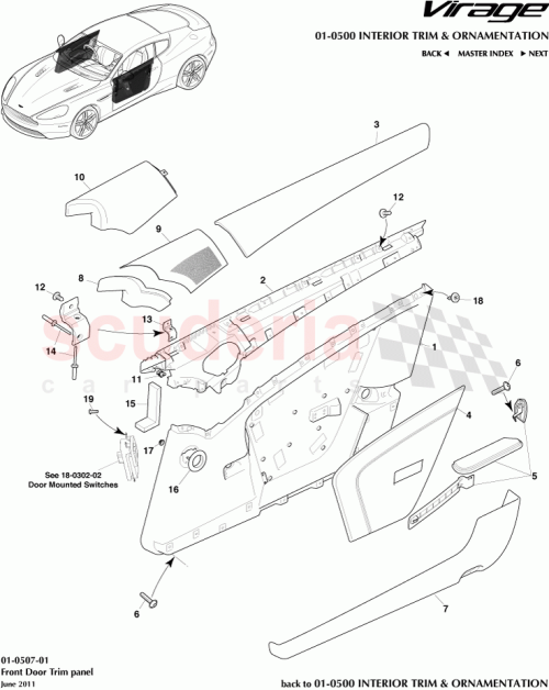Part Diagram for Aston Martin CG4323865AAW