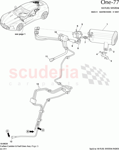 Part Diagram for Aston Martin 12023-03-8366-AC
