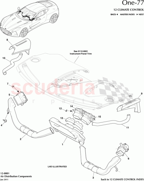 Part Diagram for Aston Martin 12023-14-6814-AA