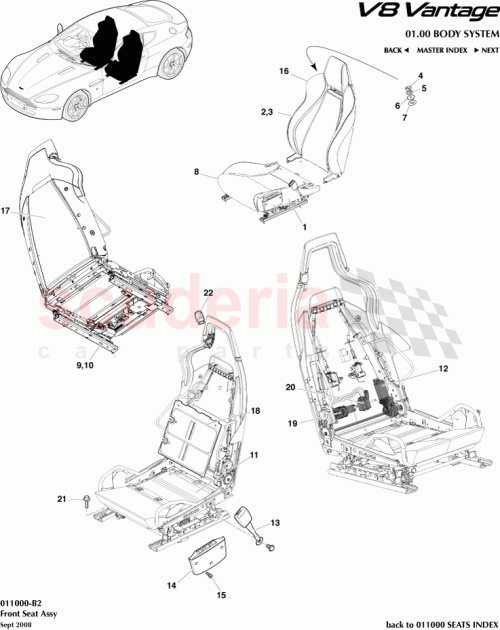 Part Diagram for Aston Martin AG3360009BCW