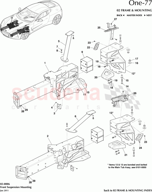 Part Diagram for Aston Martin 12023-09-6116
