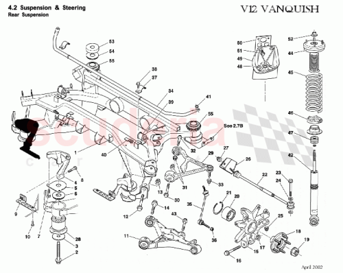 Part Diagram for Aston Martin 1R12-262875-AB