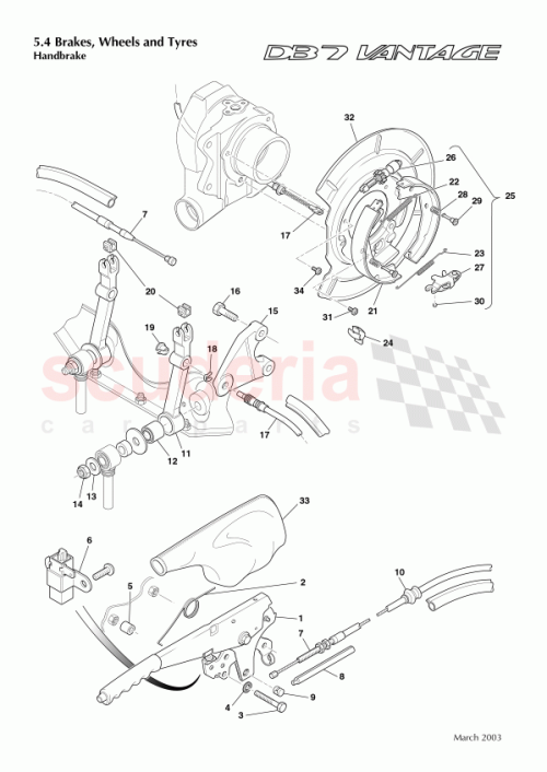 Part Diagram for Aston Martin 30-123671-AA