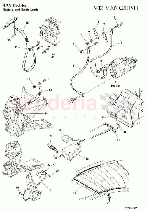 Part Diagram for Aston Martin 1R12-371718-AD