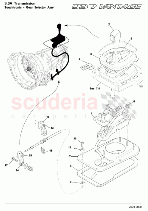 Part Diagram for Aston Martin 42-120803-AA