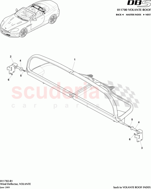 Part Diagram for Aston Martin 6G43-L613G24-AA