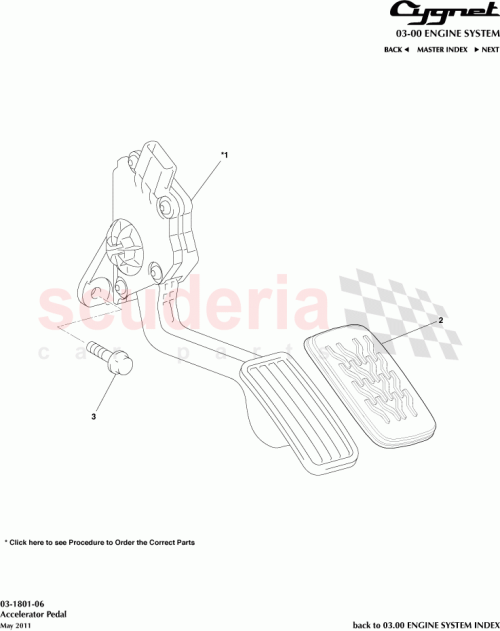 Part Diagram for Aston Martin 91671-80625