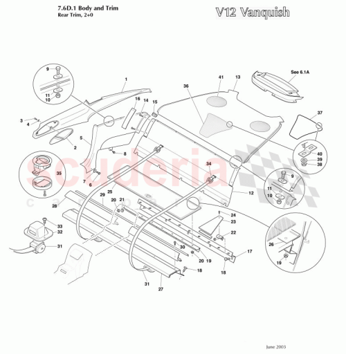Part Diagram for Aston Martin 1R12835245AA