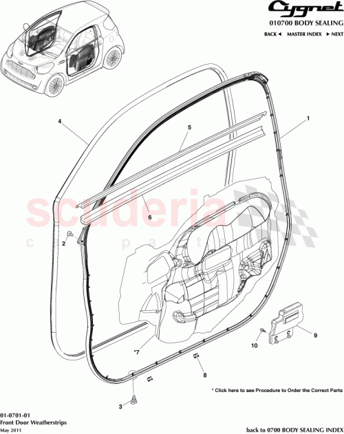 Part Diagram for Aston Martin 91553-80620