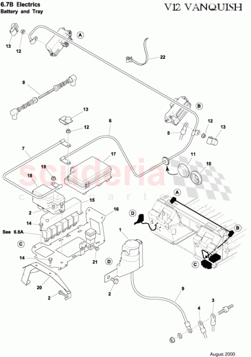 Part Diagram for Aston Martin 1R12-375342-AA