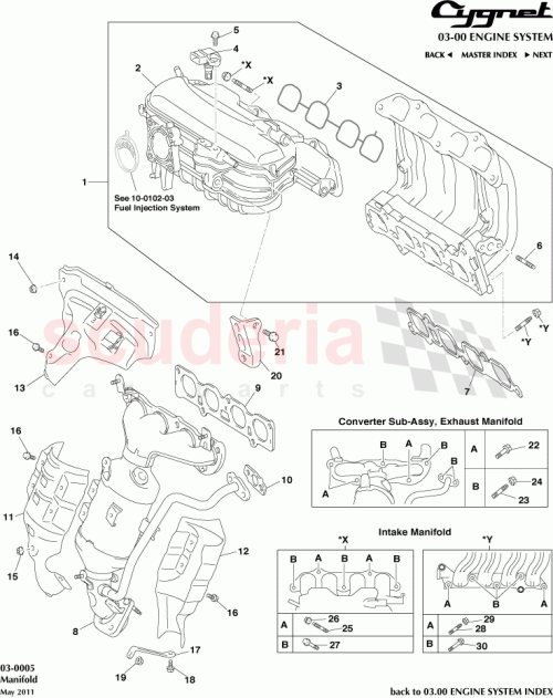 Part Diagram for Aston Martin 94151-80641