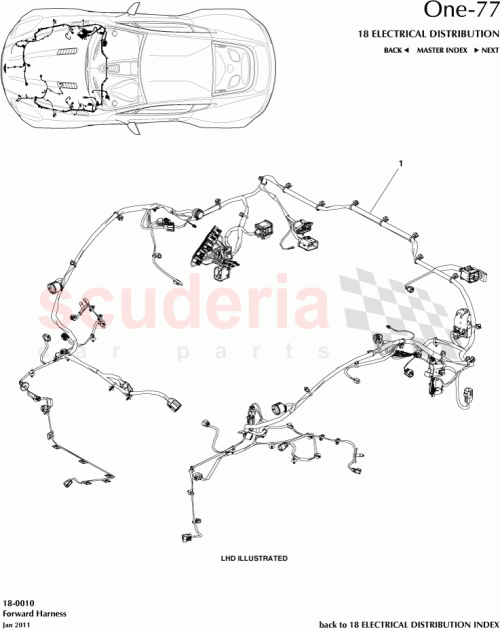 Part Diagram for Aston Martin AY93-14290-BA