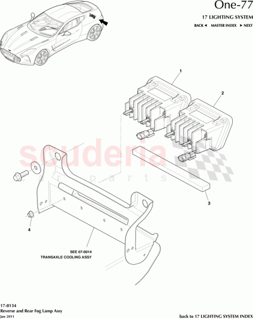 Part Diagram for Aston Martin AY93-51250-AA
