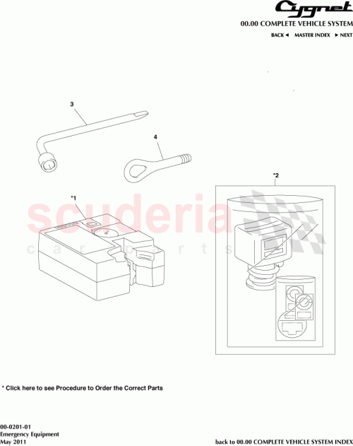 Part Diagram for Aston Martin C6048-74040