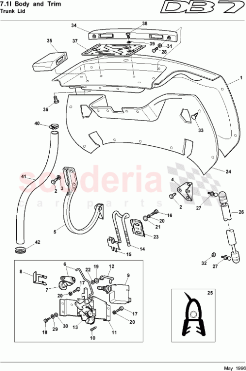 Part Diagram for Aston Martin 77-124252-AA