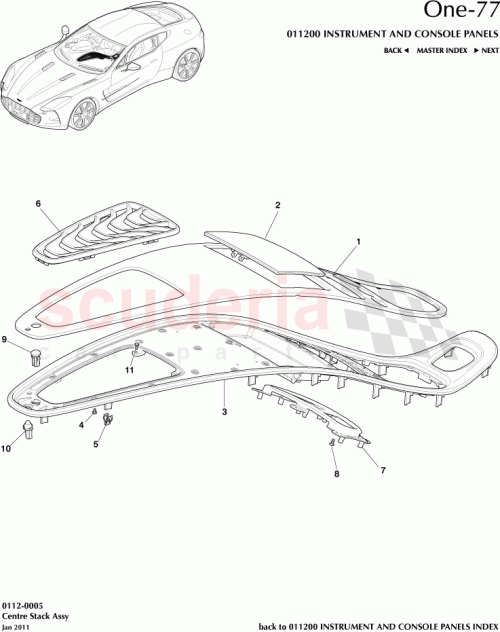 Part Diagram for Aston Martin 12023-14-6151-PH