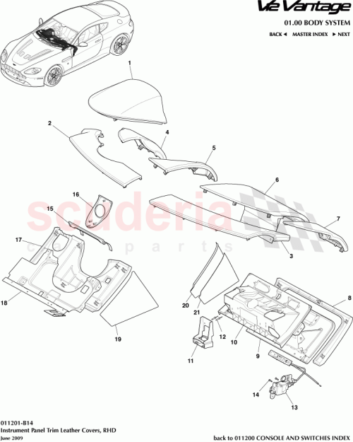 Part Diagram for Aston Martin 6G33-C044H58-BDW