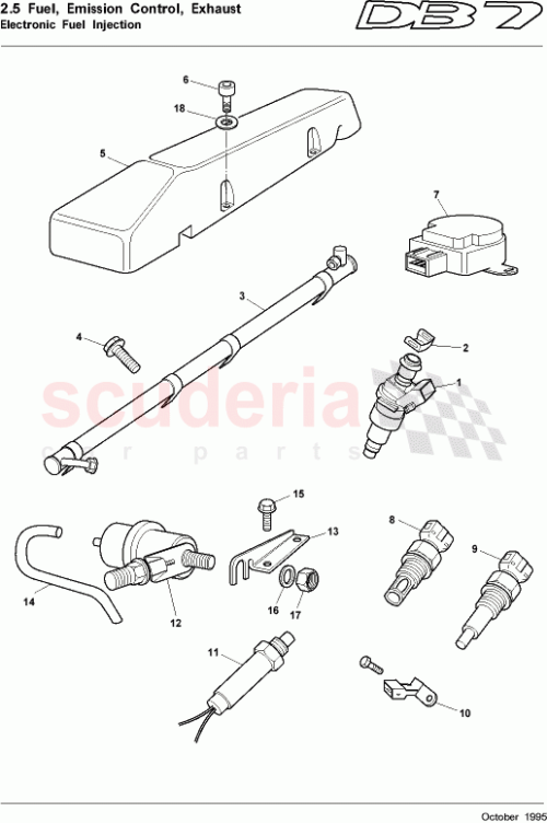 Part Diagram for Aston Martin 08-83547
