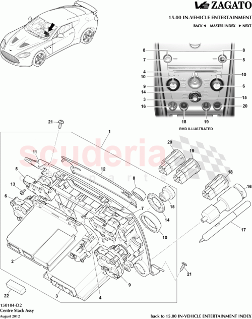 Part Diagram for Aston Martin CY83-14B371-AA