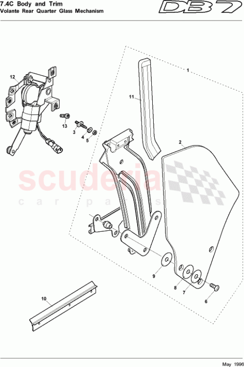 Part Diagram for Aston Martin 91669