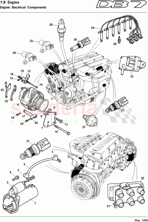 Part Diagram for Aston Martin 35-84208